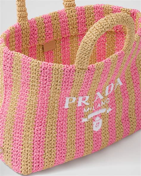 prada raffia tote bag|prada canvas tote large.